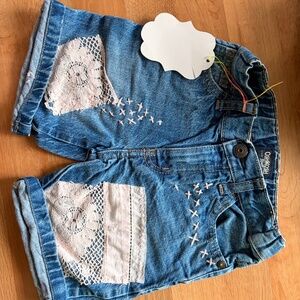 denim shorts upscale by artist, Jeanne Prom size 5R
